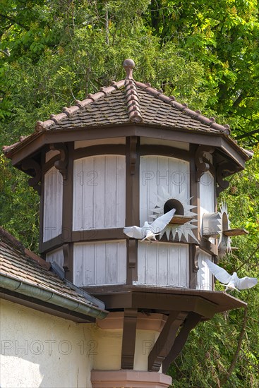 Dovecote in the municipal park of Lahr