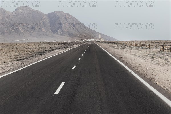 Beautiuful landscape with road hills