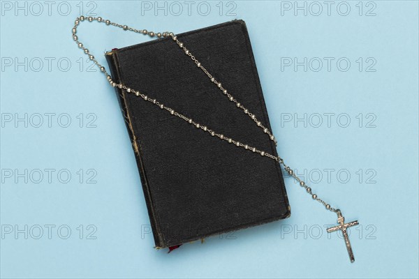 Top view holy book necklace