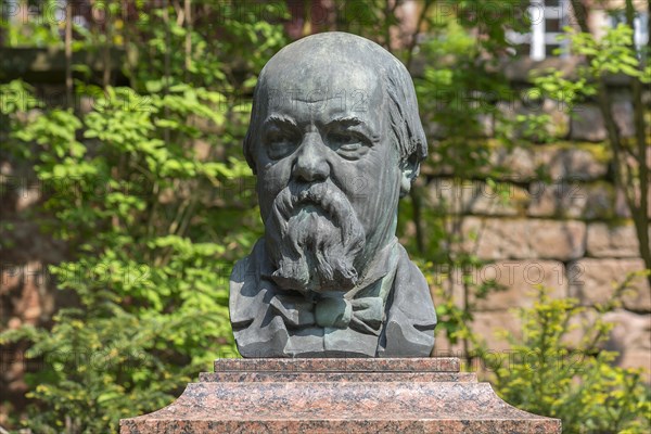 Bust of Ludwig Eichrodt 1827-1892