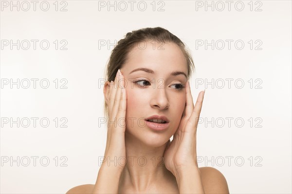 Beautiful woman portrait pose