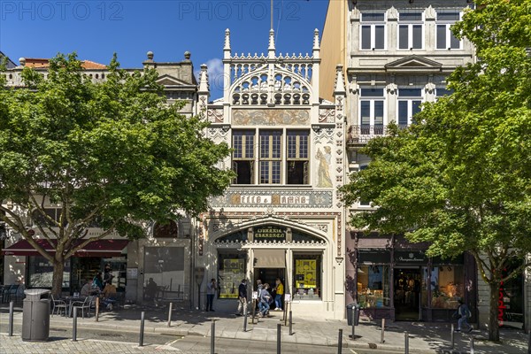 The Livraria Lello bookshop in the old town of Porto