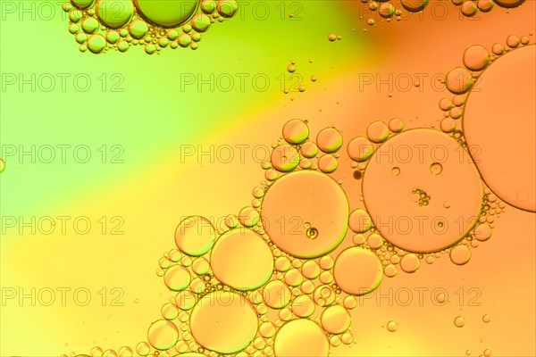 Rasta gradient background with bubbles