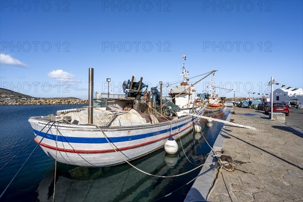 Fishing boats in Naoussa harbour