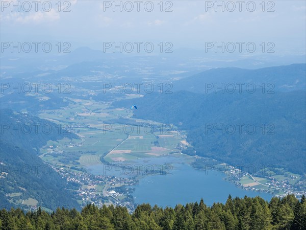 View of Lake Ossiacher from the Gerlitzen Alpe