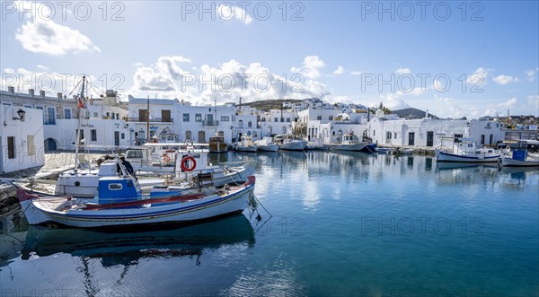 Fishing boats in Naoussa harbour