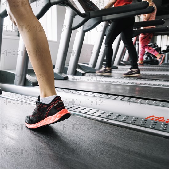 Woman treadmill