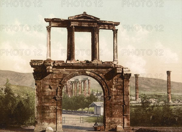 Arc d' Adrien and Temple of Jupiter Olympia
