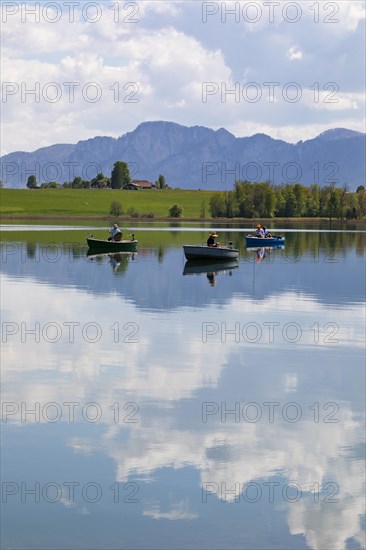 Fishing boats on the Irrsee