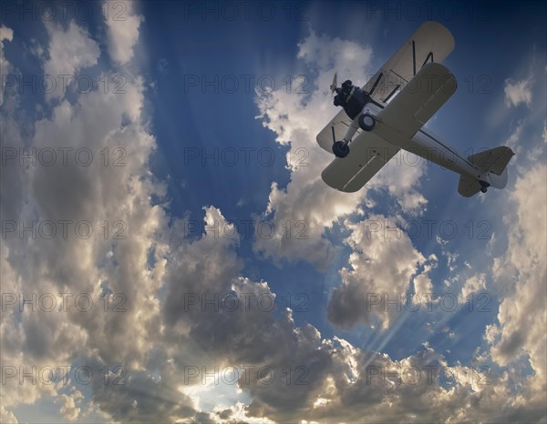 Biplane Boing Stearman Rinteln Germany