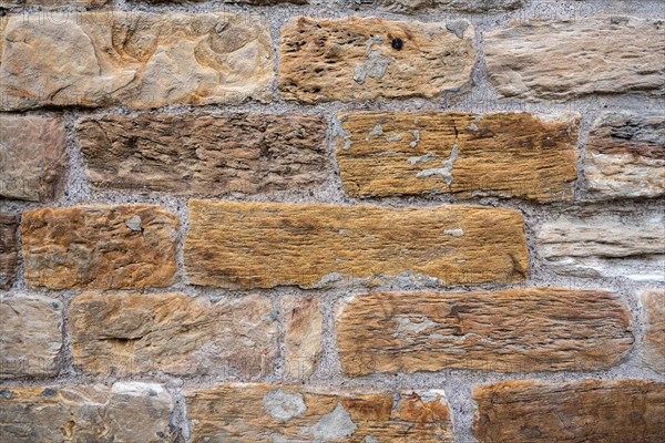 Sandstone wall stones