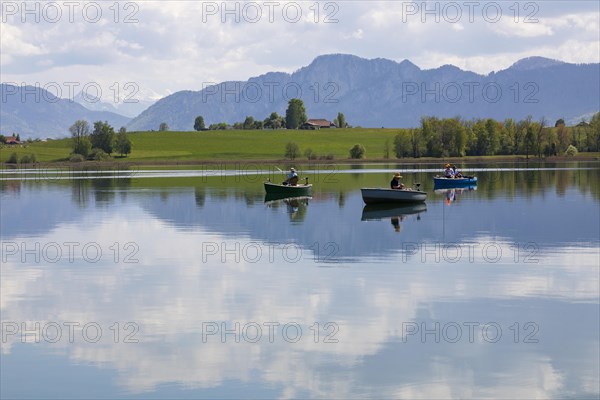 Fishing boats on the Irrsee