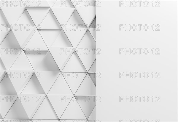 Modern background with white triangles