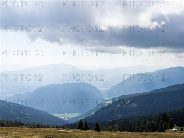 View from the Gerlitzen Alpe into the Drau Valley