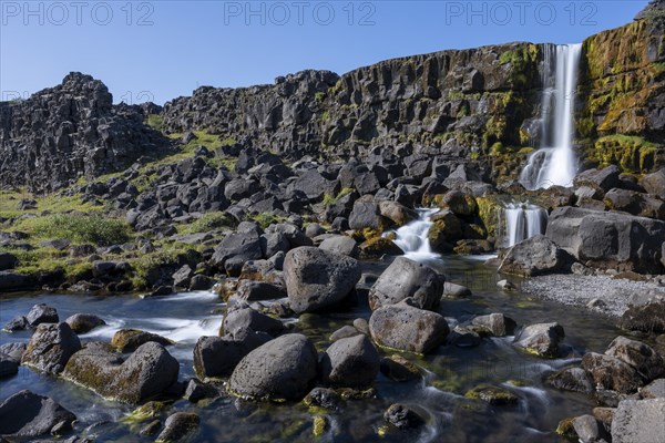 Oexarafoss waterfall