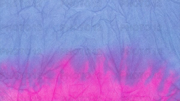 Gradient tie dye textile