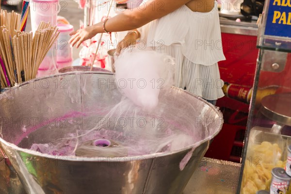 Cotton candy amusement park