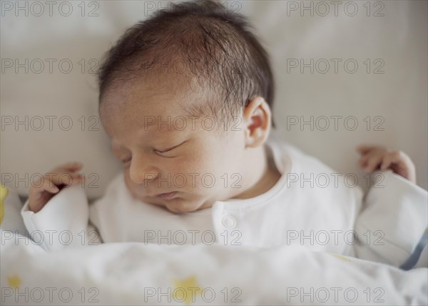 Portrait little baby sleeping