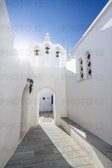 Archway with bells of the Greek Orthodox Chapel of Agios Antonios