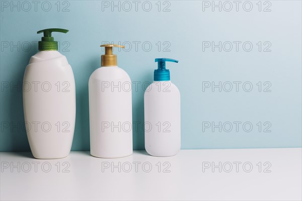 Cosmetics bottles with pumps