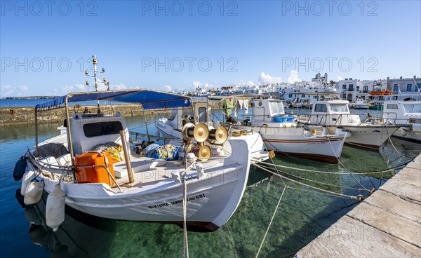 Fishing boats in Naoussa harbour