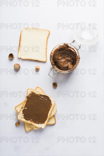 Chocolate cream toast