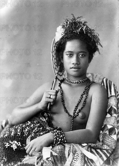 Young woman from Samoa