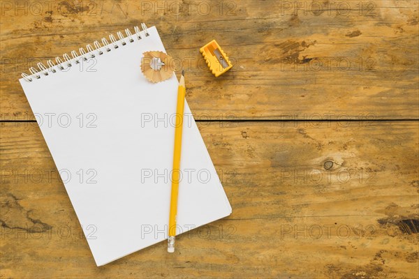 Notebook with whittled writing pencil