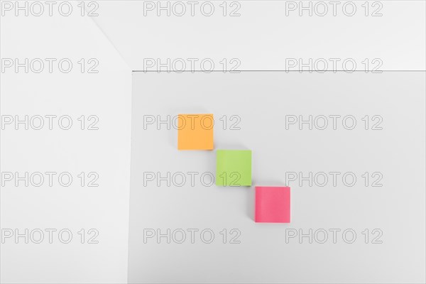 Three sticky notes