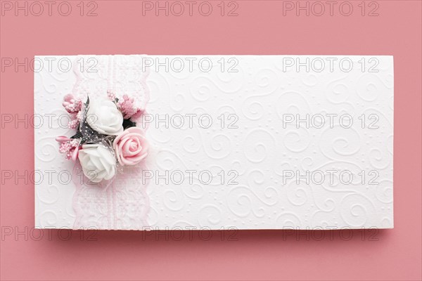 Beautiful luxury wedding stationery ribbon