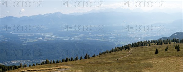 View from the Gerlitzen Alpe into the Drau Valley