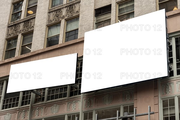 Mock up billboards city building