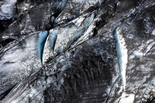 Glacier tongue and ice details