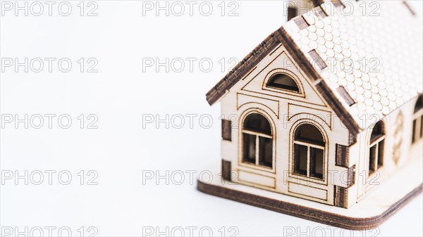 Close up lovely toy house