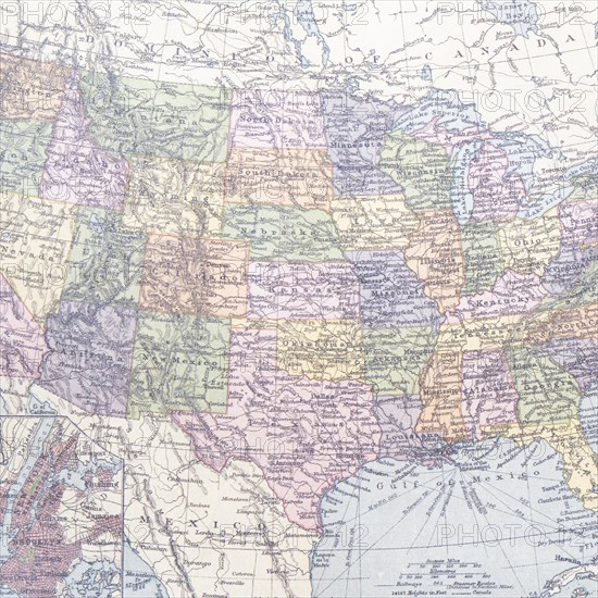 United stated america whole map