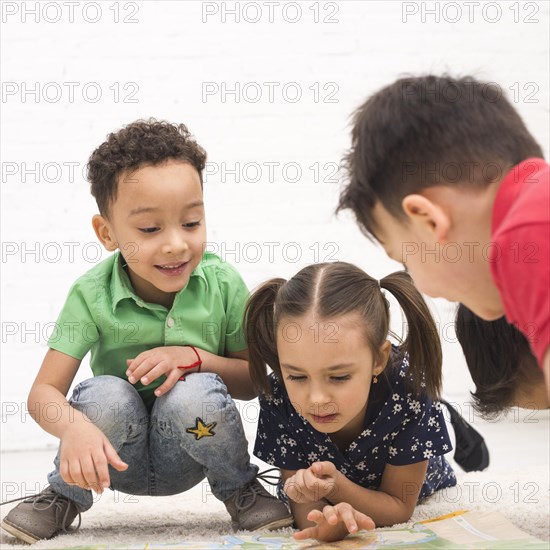 Children playing group