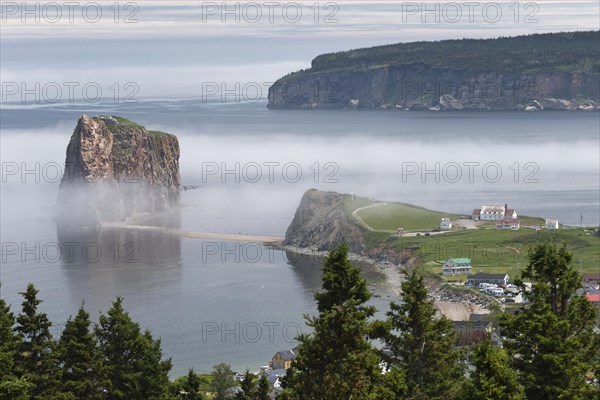 Fog at Perce Rock