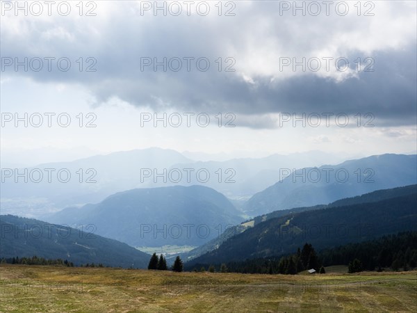 View from the Gerlitzen Alpe into the Drau Valley