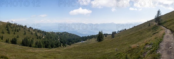 View from the Gerlitzen Alpe into the Drau Valley