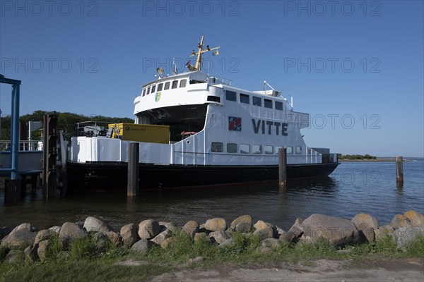 Ferry Vitte in the port of Schaprode