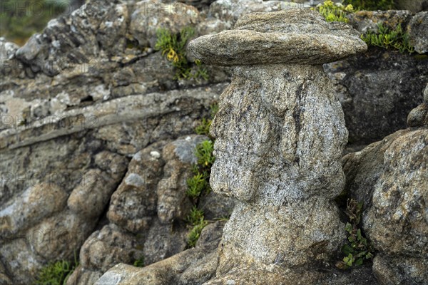 Granite sculptures Les Roches Sculptes near Rotheneuf