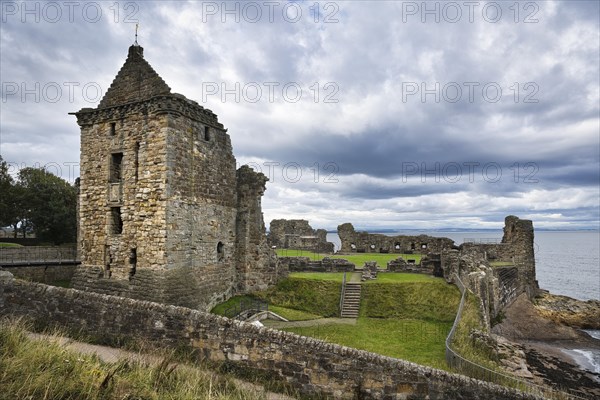 The Ruin of St Andrews Castle on the North Sea Coast