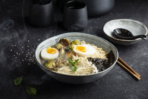 Assortment noodles bowl