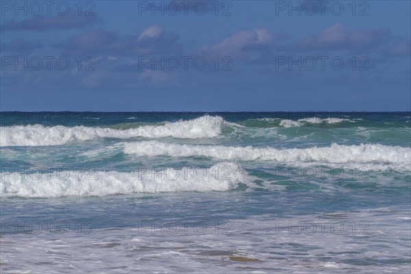 Waves at Playa de Cofete beach