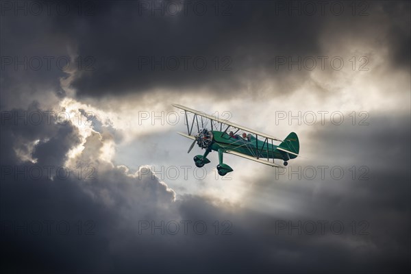 Biplane Boing Stearman Rinteln Germany