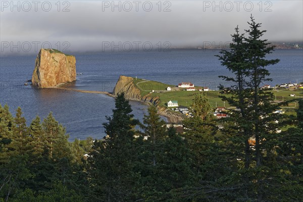 Fog at Perce Rock