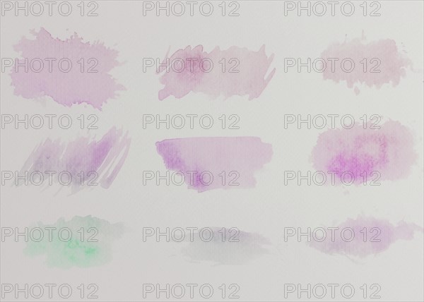 Modern watercolor background with abstract design