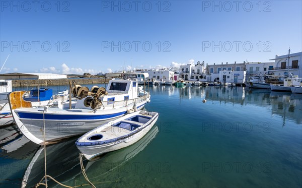 Fishing boats in Naoussa harbour