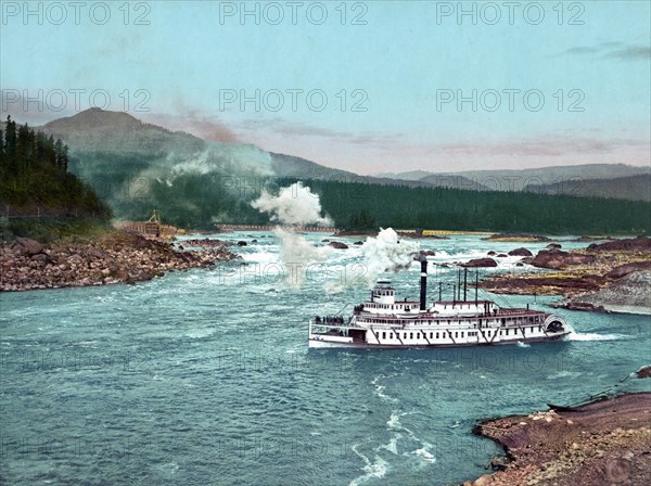 The cascades of the Columbia River