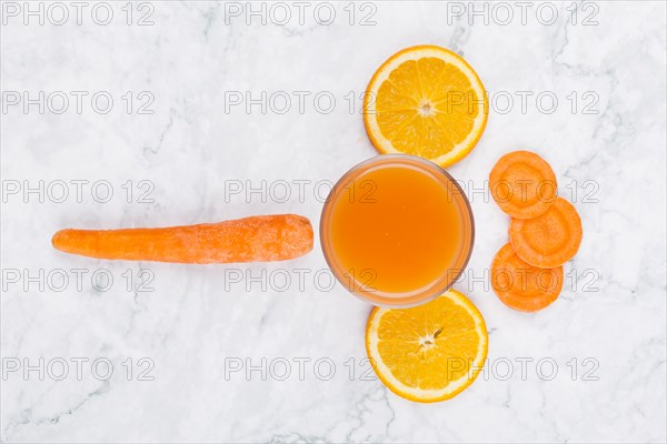 Composition fruit vegetables juice